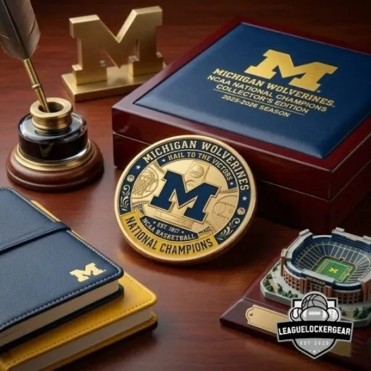 Discover Michigan  Basketball National Champions Coin