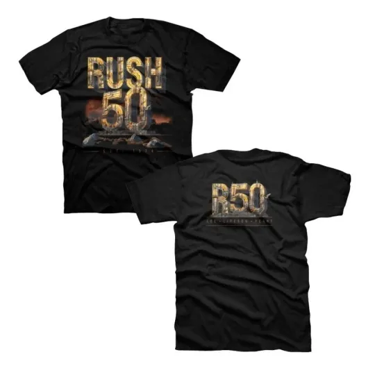 Rush Band R50 Peace 2026 Tour T-Shirt