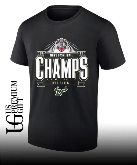 Discover Bulls 2026 American Conference Men’s Basketball Tournament Champions shirt