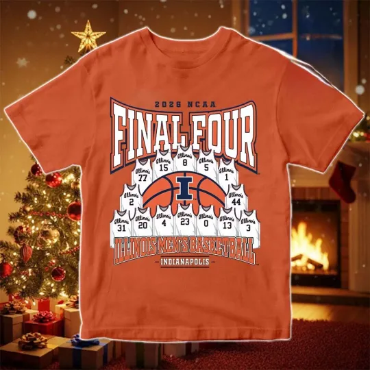 Illinois Fighting Illini Men's Basketball 2026 NCAA Final Four T-Shirt