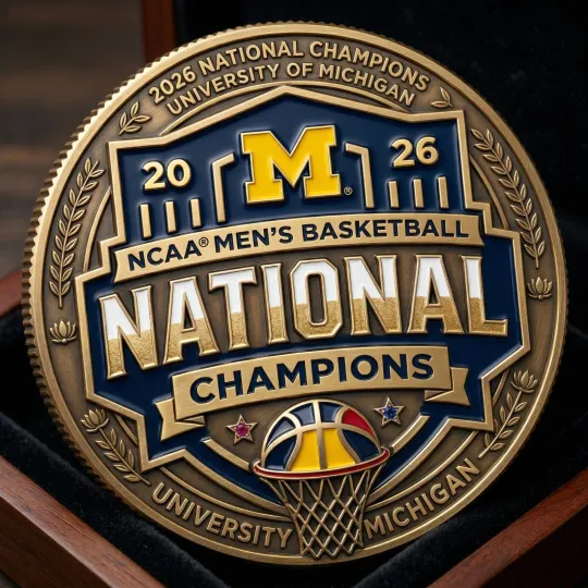 Discover Michigan Wolverines 2026 NCAA National Champions Coin University of Michigan