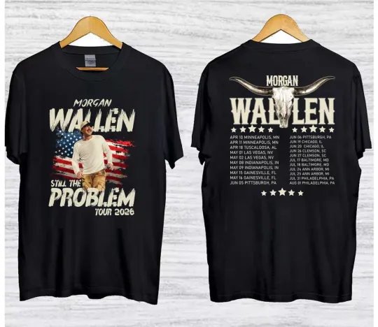 Discover Wallen Western Still The Problem Tour 2026 T-Shirt, FAST SHIP