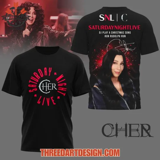 Discover Cher Saturday Night Live Style Icon Fan Graphic 3D T-shirt