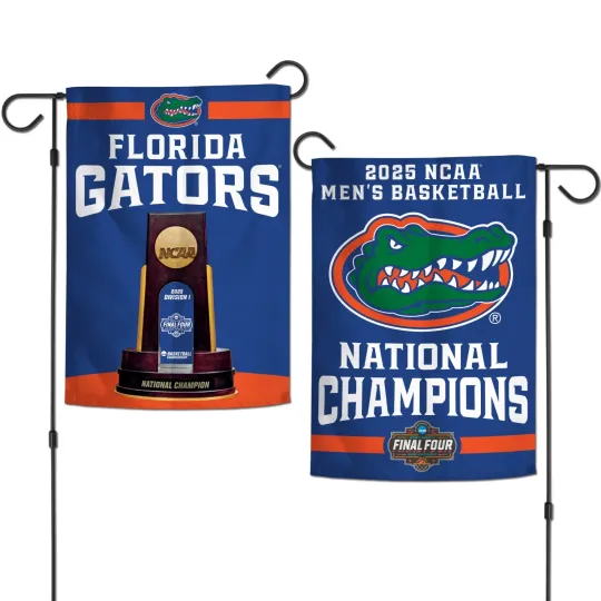 2025 National Champions Final Four Florida Gators Garden Flag