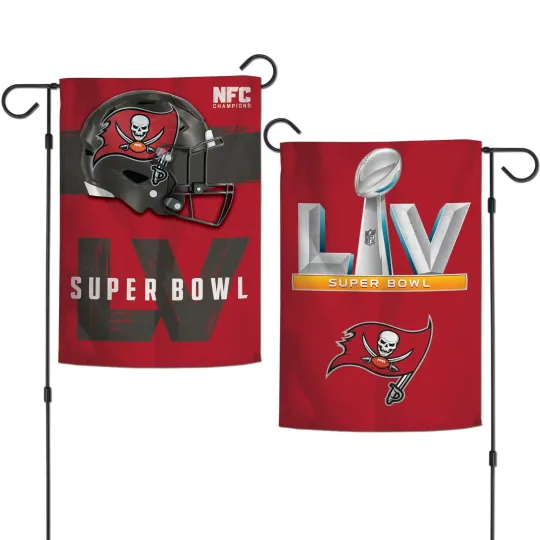 Discover Super Bowl 55 Tampa Bay Buccaneers Garden Flag