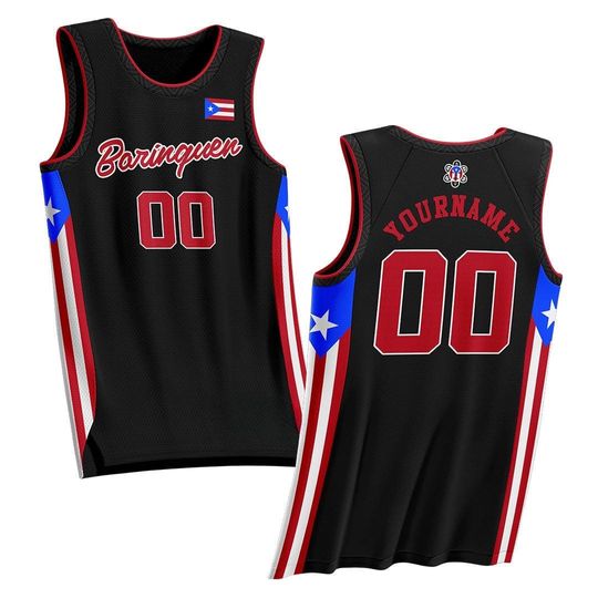 Discover Custom Custom Puerto Rico Heritage Custom Basketball Jersey