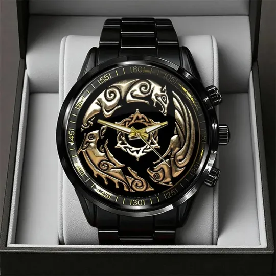Discover Crimson Desert Black Stainless Steel Watch