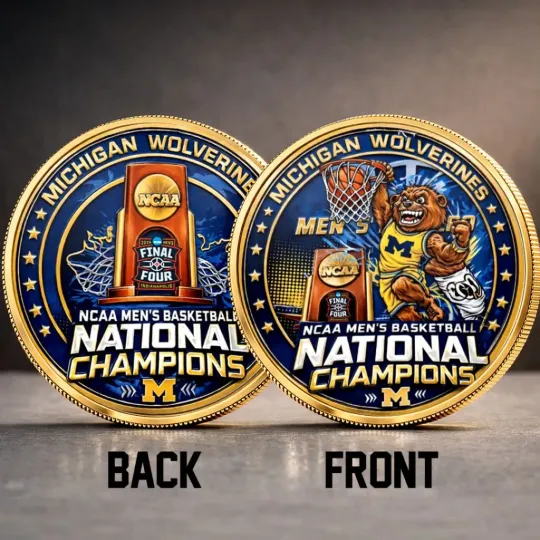 Discover Wolverines 2026 NCAA Men’s Basketball National Champs Commemorative Coin