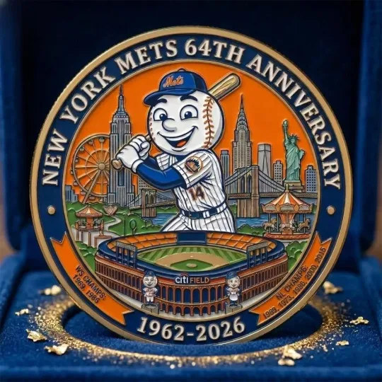 Discover Mets 64th Anniversary Commemorative Coin 2026