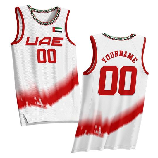 Discover Custom United Arab Emirates Heritage Basketball Jersey