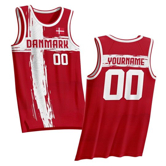 Discover Custom Denmark Heritage Basketball Jersey