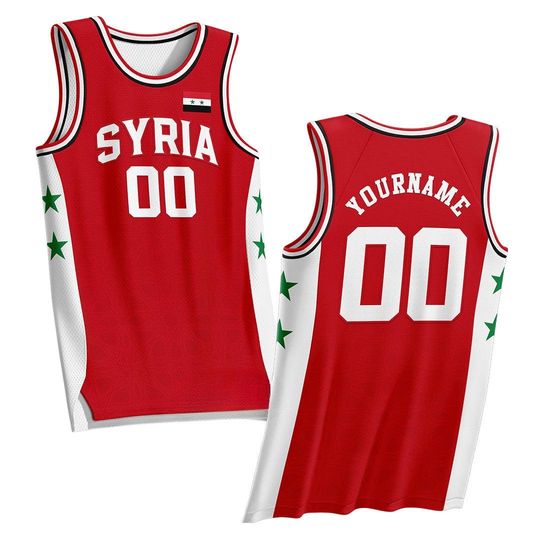 Discover Custom Syria Basketball Jersey