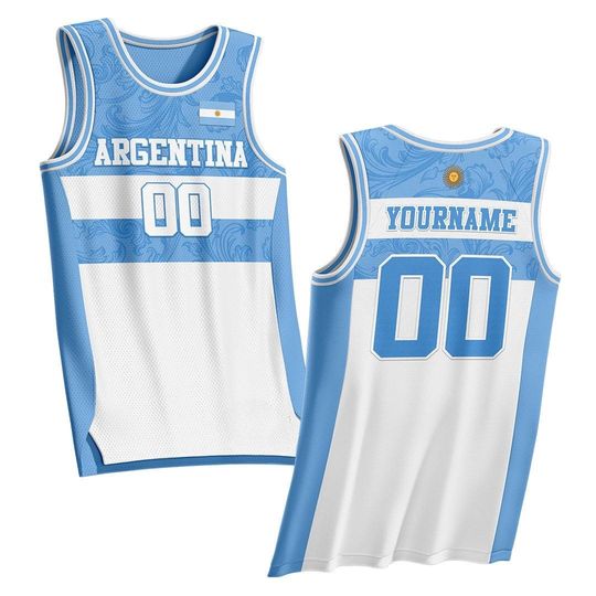 Discover Custom Argentina Heritage Custom Basketball Jersey