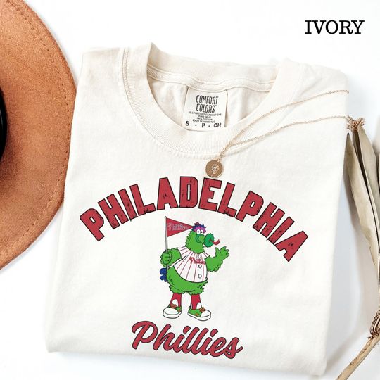 Vintage-Inspired Philadelphia Phils T-Shirt | Phillie Phanatic Graphic Tee | Unisex Game Day Shirt
