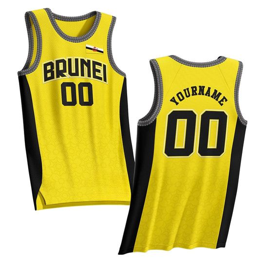 Discover Custom Bruneii Basketball Jersey