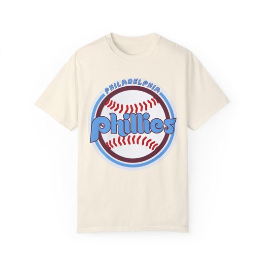 Philadelphia Phillies Retro Vintage Style Baseball T Shirt