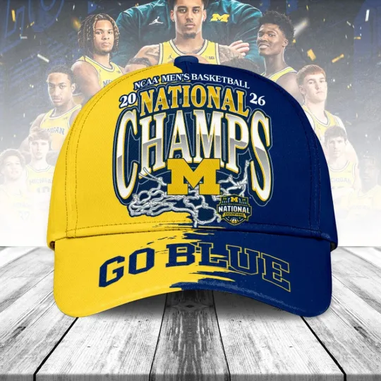 Michigan Wolverines 2026 Men’s Basketball National Champions Classic Cap