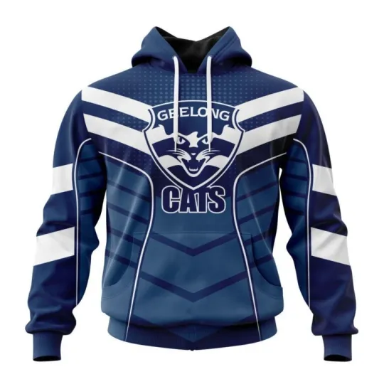 Discover Personalized Geelong Cats 3D Hoodie