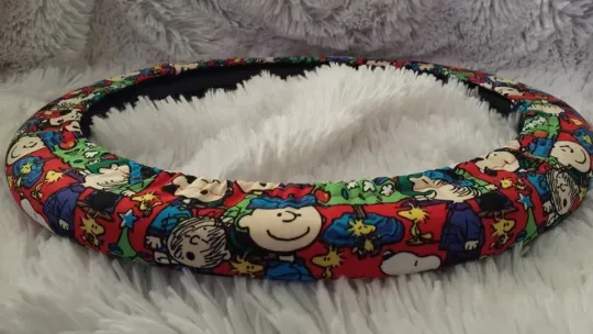 Charlie Brown Christmas Tree Steering Wheel Cover