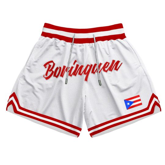 Discover Custom Custom Puerto Rico 'Borinquen' Heritage Basketball Shorts