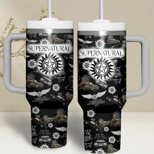 Discover Supernatural TV Series Gift For Fans 40oz Tumbler