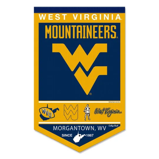 West Virginia Heritage Logo History Banner Pennant