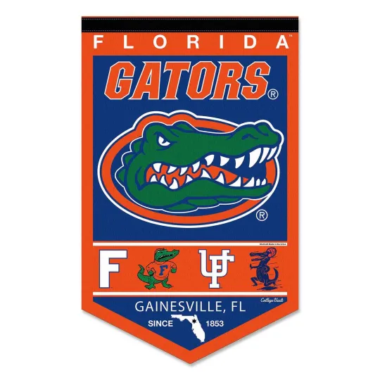 Florida Gators Heritage Logo Banner Pennant