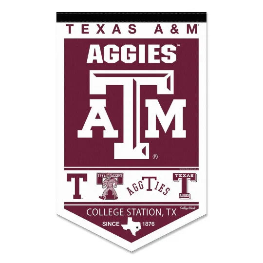 Texas A&M Aggies Heritage Logo Banner Pennant