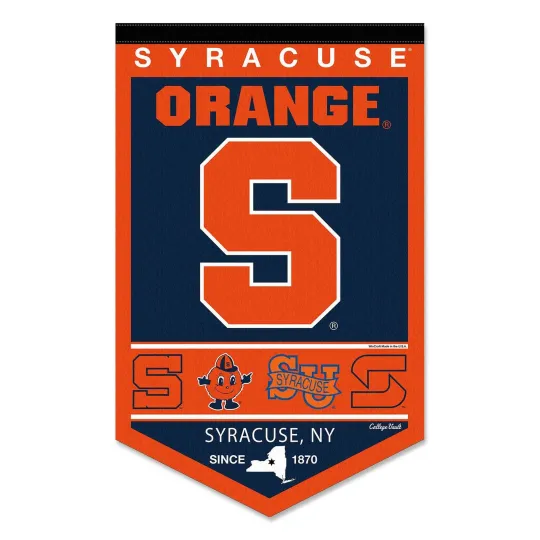 Syracuse Orange Heritage Logo Banner Pennant