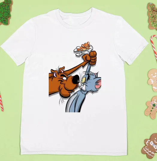Scooby Doo Meet Tom and Jerry T-Shirt Unisex