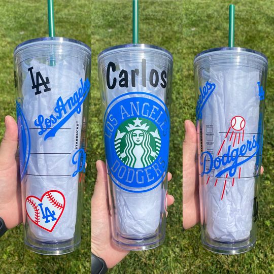 Starbucks Dodger Double Wall Tumbler with Lid and Straw