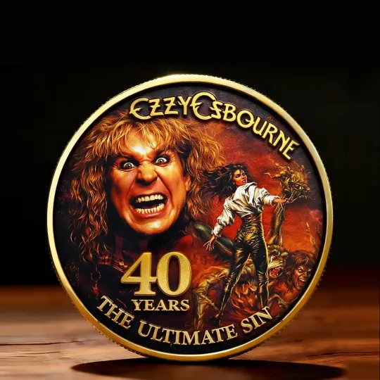 Discover Ozzy Osbour ne: The Ultimate Sin 40th Anniversary Commemorative Coin