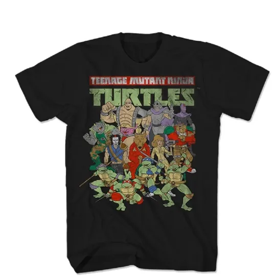 Teenage Mutant Ninja Turtles Whole Crew Adult T-Shirt