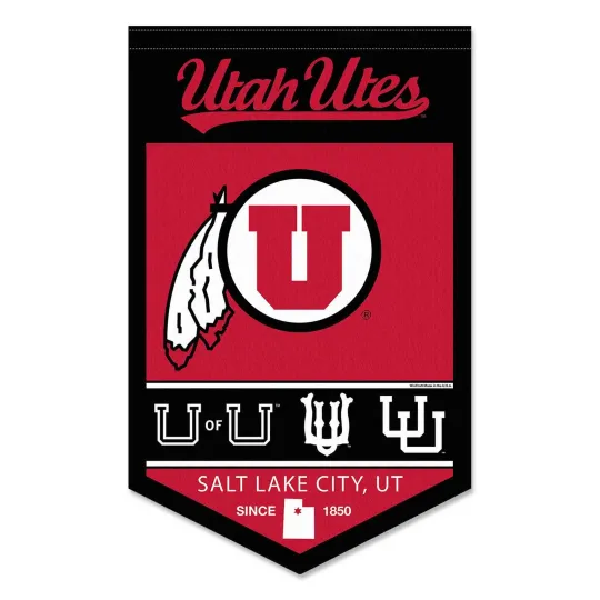 Discover Utah Heritage Logo History Banner Pennant