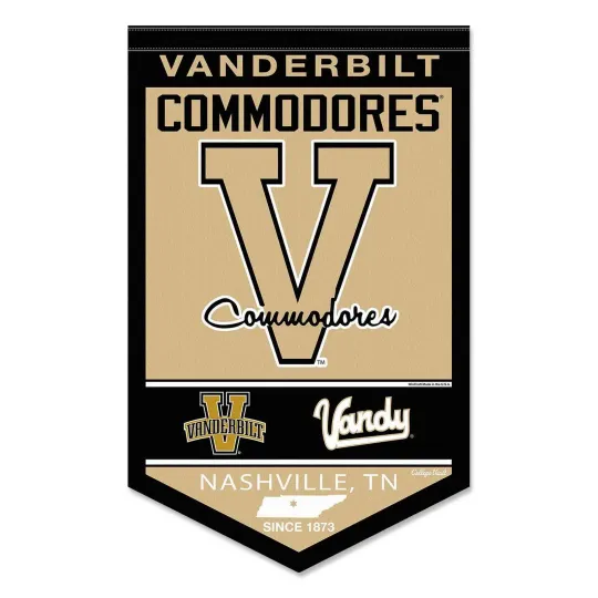 Discover Vanderbilt Commodores Heritage Logo Pennant