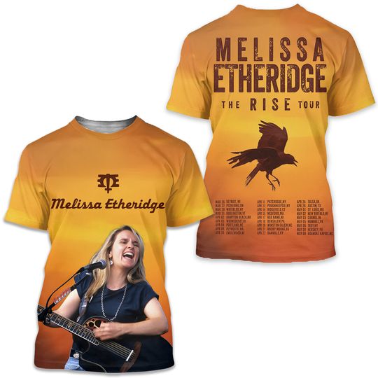 Melissa Etheridge The Rise Tour 2026 T-Shirt Gift For Men Women