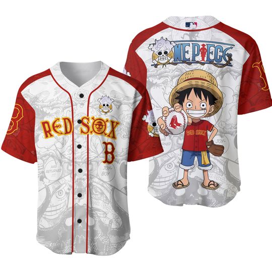 Boston Red Sox x One Piece Night 2026 Special Edition Baseball Jersey