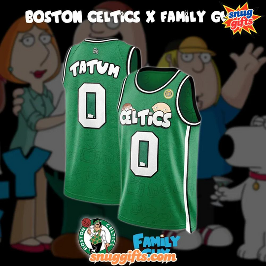 Boston Celtics x Family Guy Limited Edition Personalized Basketball Jersey