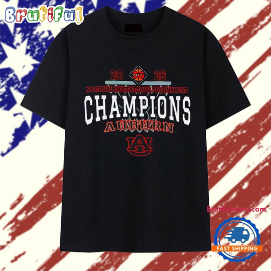 Auburn Tigers Men’s Basketball 2026 NIT Champions Locker Room T Shirt