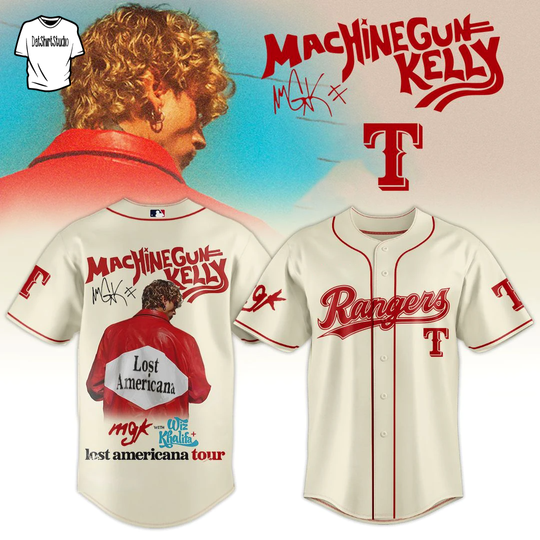 Texas Rangers x Machine Gun Kelly Lost American Edition Jersey