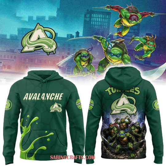Colorado Avalanche x Teenage Mutant Ninja Turtles 2026 Hoodie