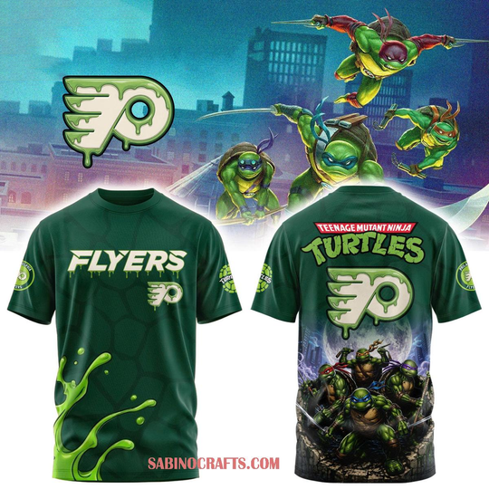Philadelphia Flyers x Teenage Mutant Ninja Turtles 2026 T-Shirt