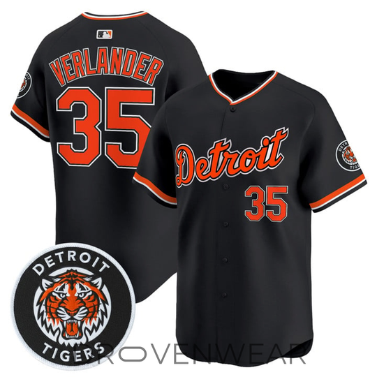 Detroit Tigers 2026 Alternate Vapor Premier Style Limited Baseball Jersey All Printed