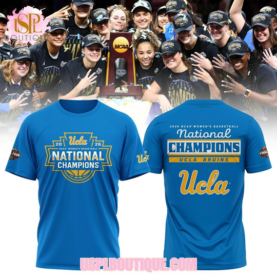 UCLA Bruins First-Time National Champions 2026 Blue T-Shirt