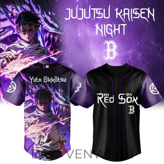 Boston Red Sox x Jujutsu Satoru Night 2026 Exclusive Anime Jersey