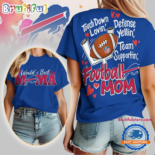 Buffalo Bills 2026 football Mother Day Football Mama All Over Print T Shirt