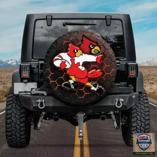 Louisville Cardinals Ncaa Mascot Spare Tire Cover