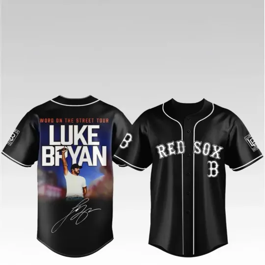 Rex Sox Luke Bryan Word On The Street Tour 2026 Baseball Jersey