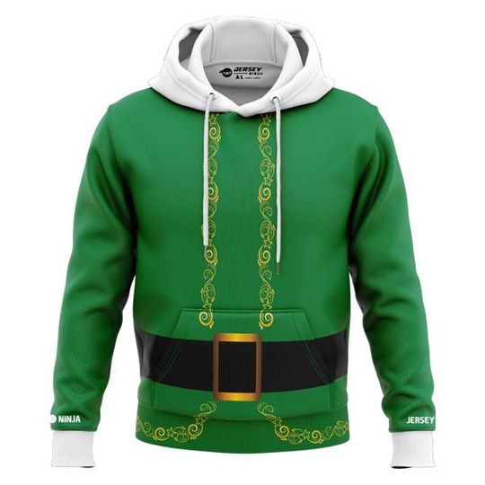 Discover Christmas Elf Outfit Performance Hoodie