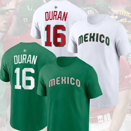 Jarren Duran #16 Mexico Baseball Team 2026 World Baseball Classic